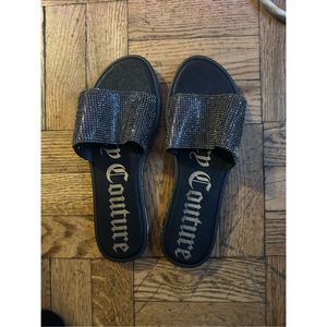 Juicy Couture Rhinestone Sandals